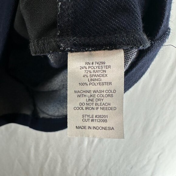 Sweet Storm Sleeveless Mini Dress Womens L Bodycon Tiered V-Neck Lined Navy Blue - Picture 11 of 11